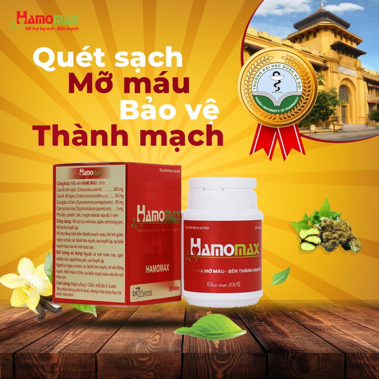 Mỡ máu cao bao nhiêu thì phải uống thuốc? 4 Hamomax - Sản phẩm từ thiên nhiên hỗ trợ điều trị mỡ máu cao, gan nhiễm mỡ